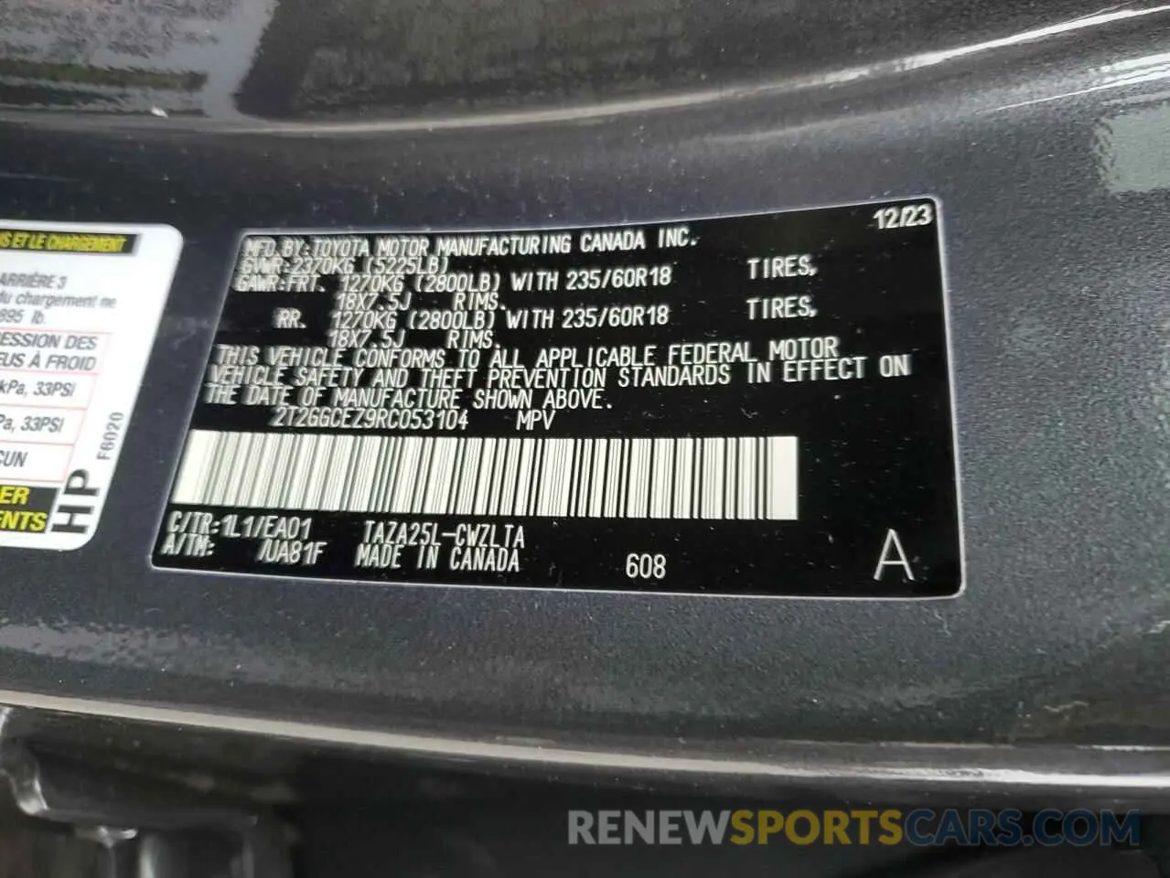 14 fotografías del automóvil dañado 2T2GGCEZ9RC053104 LEXUS NX 350 PRE 2024