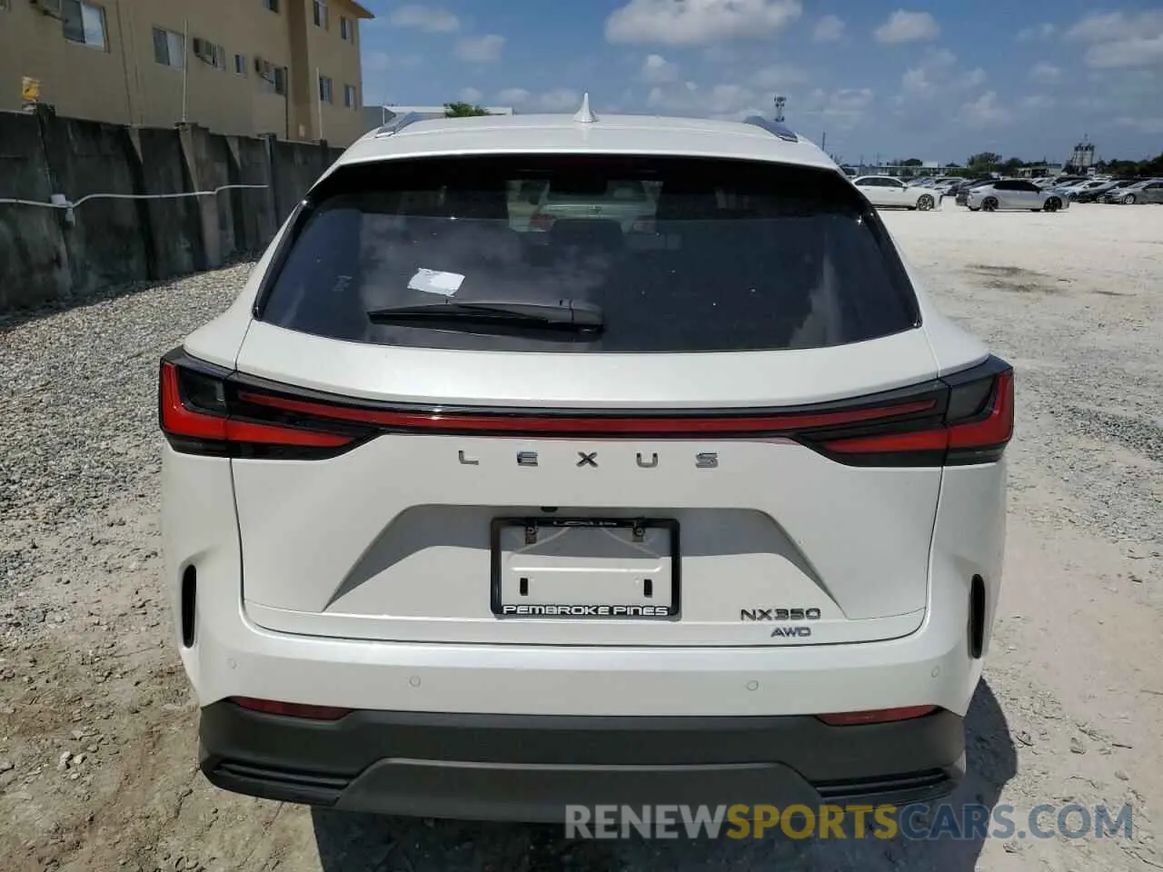 6 fotografías del automóvil dañado JTJGGCEZ8R2011040 LEXUS NX 350 PRE 2024