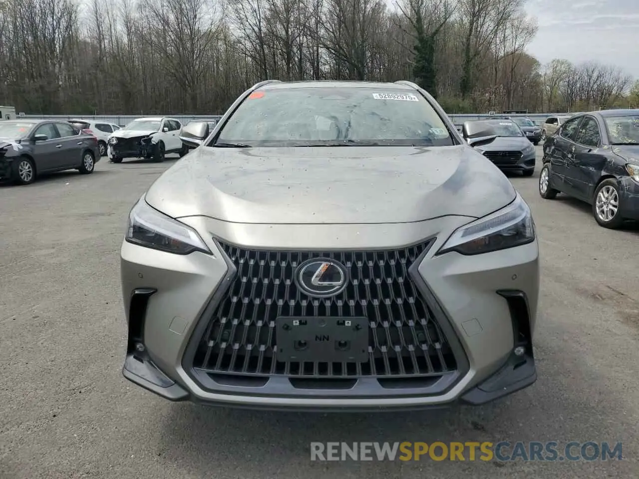 5 fotografías del automóvil dañado 2T2GGCEZ7SC070344 LEXUS NX 350 PRE 2025