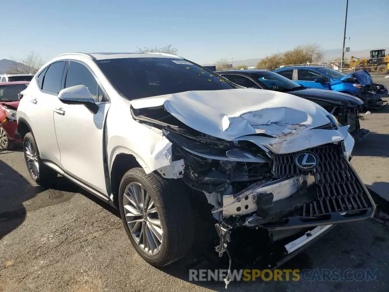 4 fotografías del automóvil dañado JTJGGCEZ9S5010385 LEXUS NX 350 PRE 2025