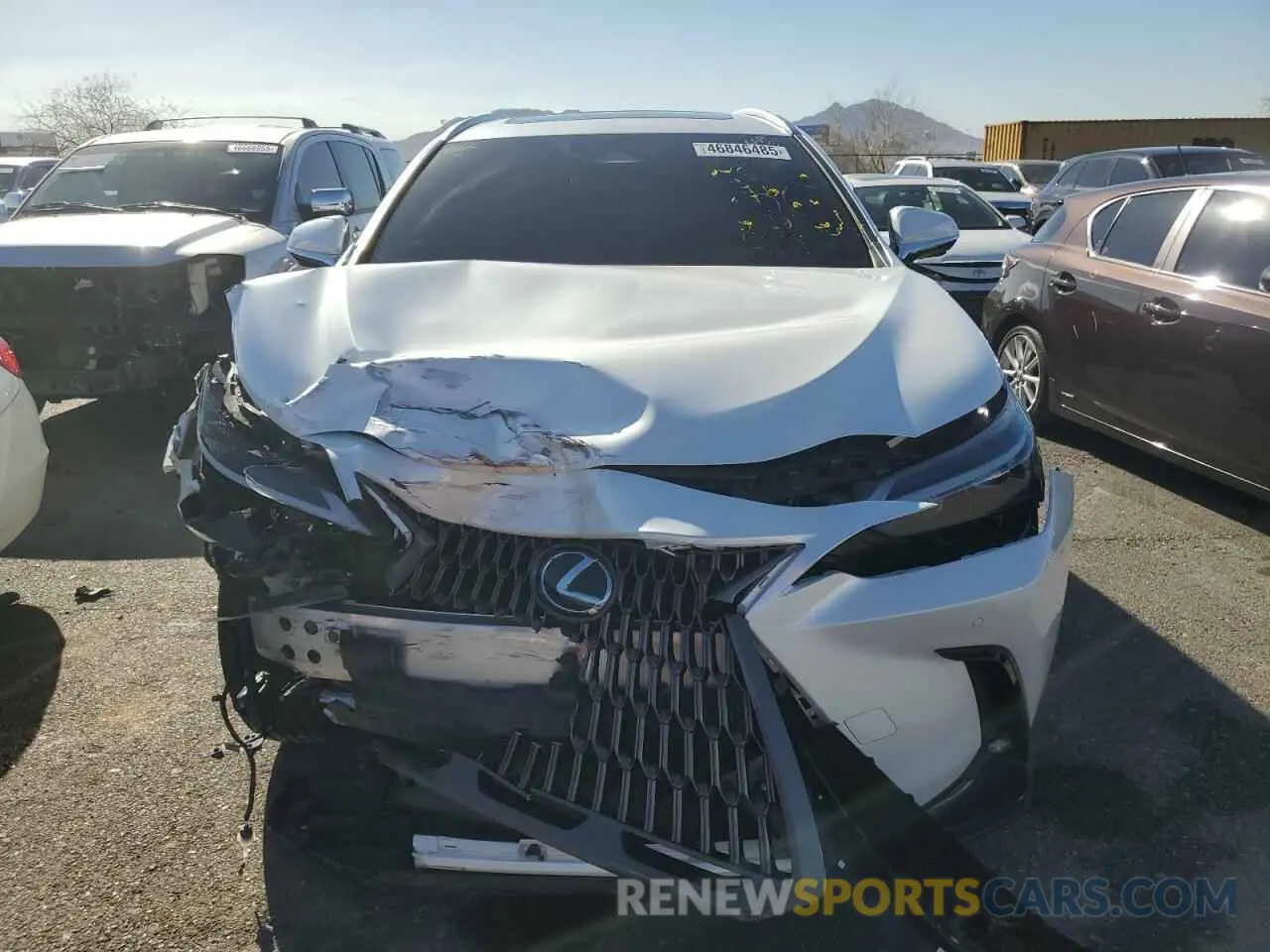 5 fotografías del automóvil dañado JTJGGCEZ9S5010385 LEXUS NX 350 PRE 2025