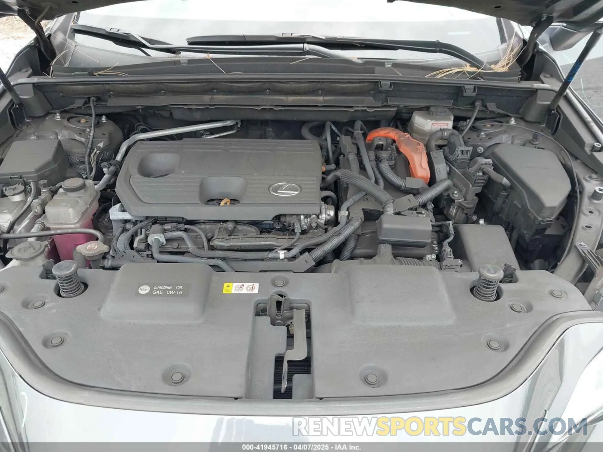 10 fotografías del automóvil dañado 2T2AKCEZ1NC001321 LEXUS NX 350H 2022