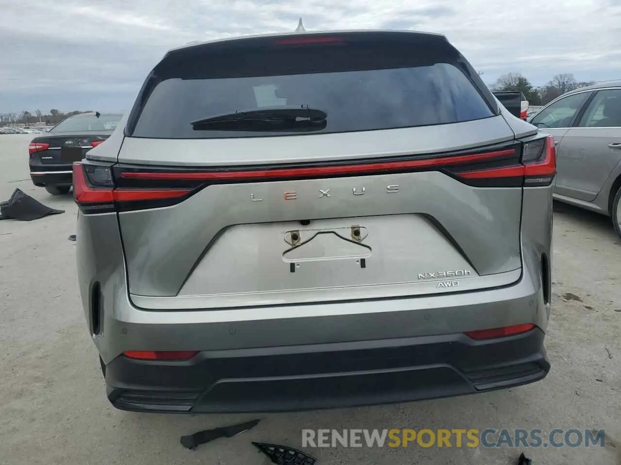 6 fotografías del automóvil dañado 2T2GKCEZ1NC007467 LEXUS NX 350H 2022