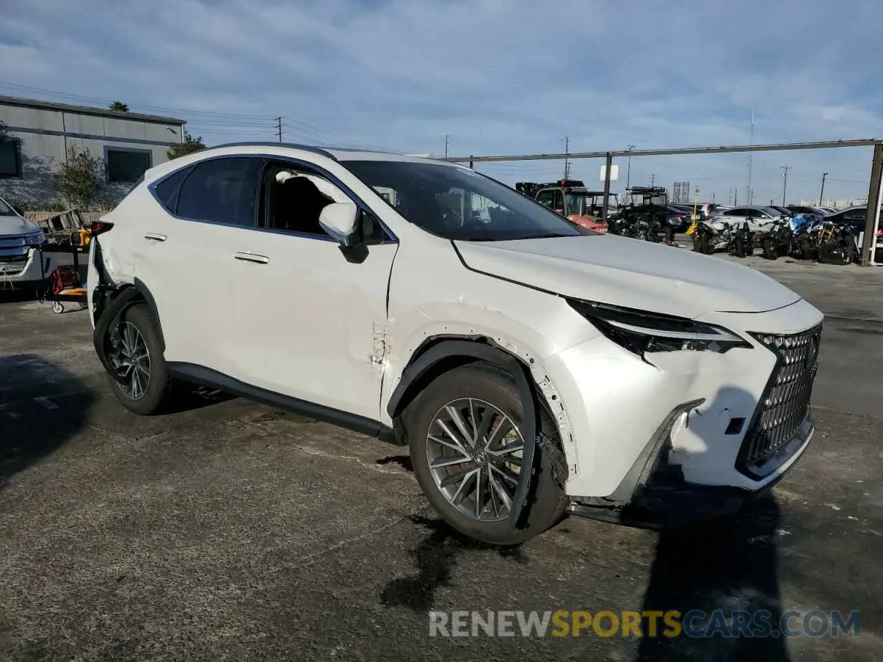 4 fotografías del automóvil dañado JTJAKCEZ0N2000242 LEXUS NX 350H 2022