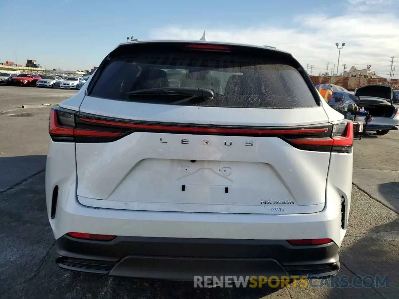 6 fotografías del automóvil dañado JTJAKCEZ0N2000242 LEXUS NX 350H 2022