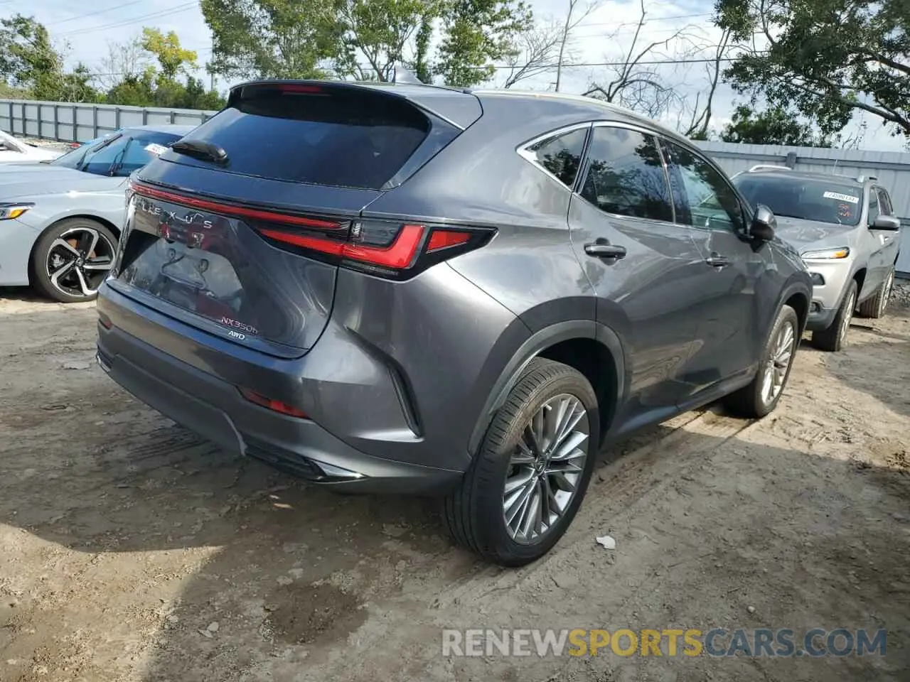 3 fotografías del automóvil dañado JTJGKCEZ7N5004474 LEXUS NX 350H 2022