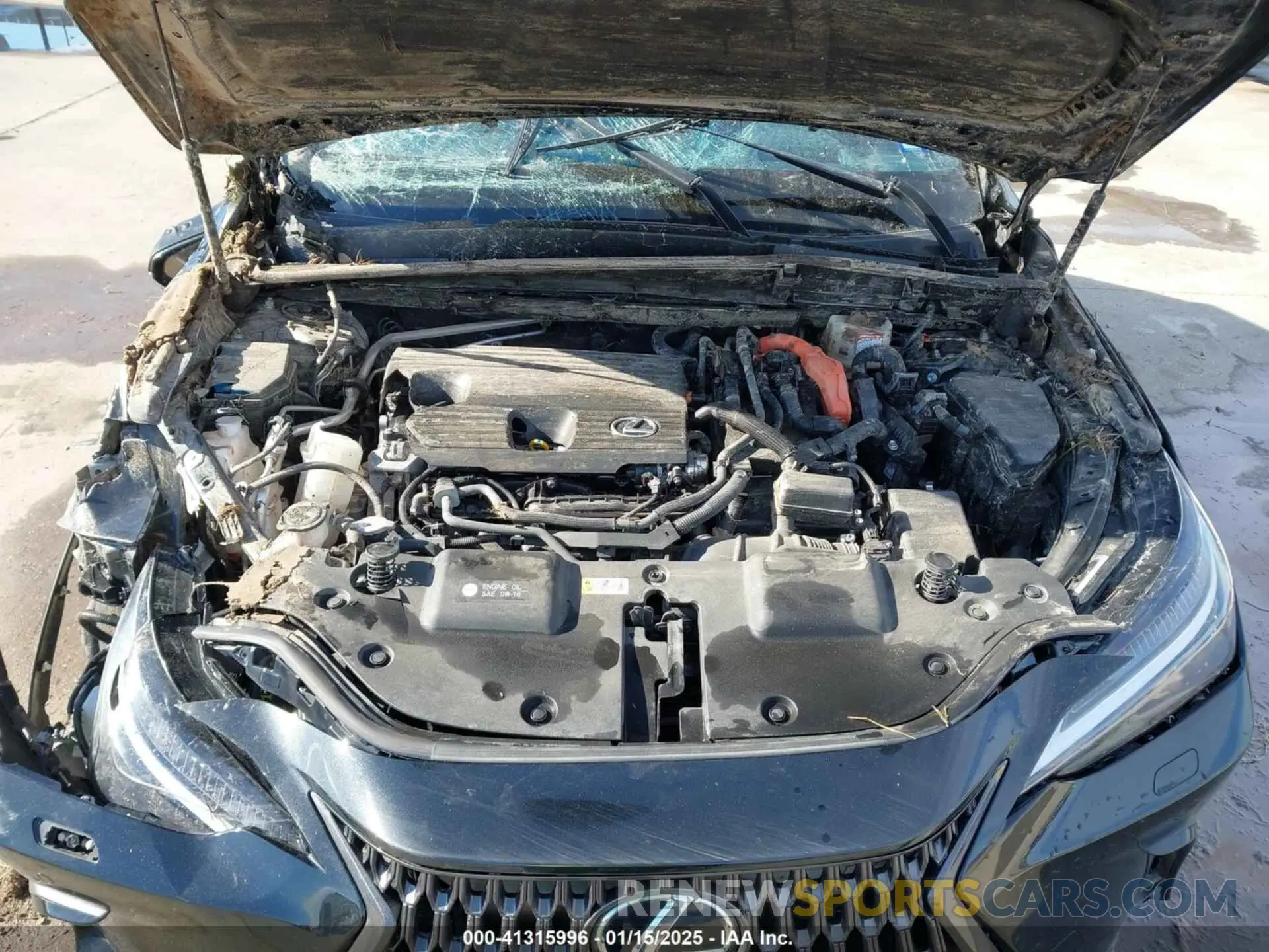 10 fotografías del automóvil dañado JTJHKCEZ6N2005122 LEXUS NX 350H 2022