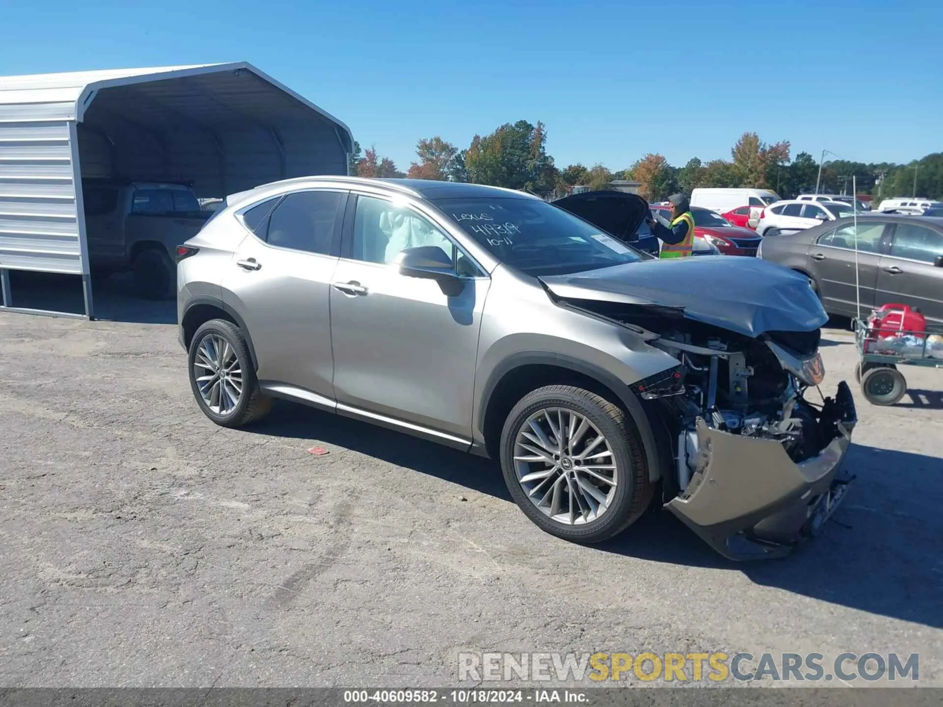 1 fotografías del automóvil dañado 2T2HKCEZ1PC013650 LEXUS NX 350H 2023