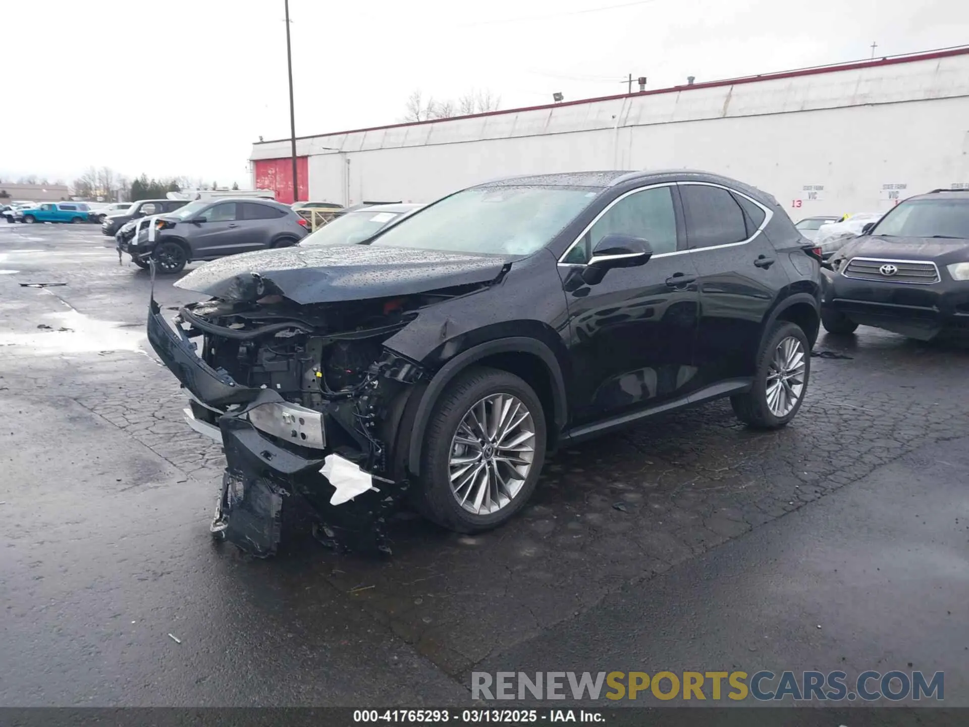 2 fotografías del automóvil dañado 2T2HKCEZXPC013596 LEXUS NX 350H 2023