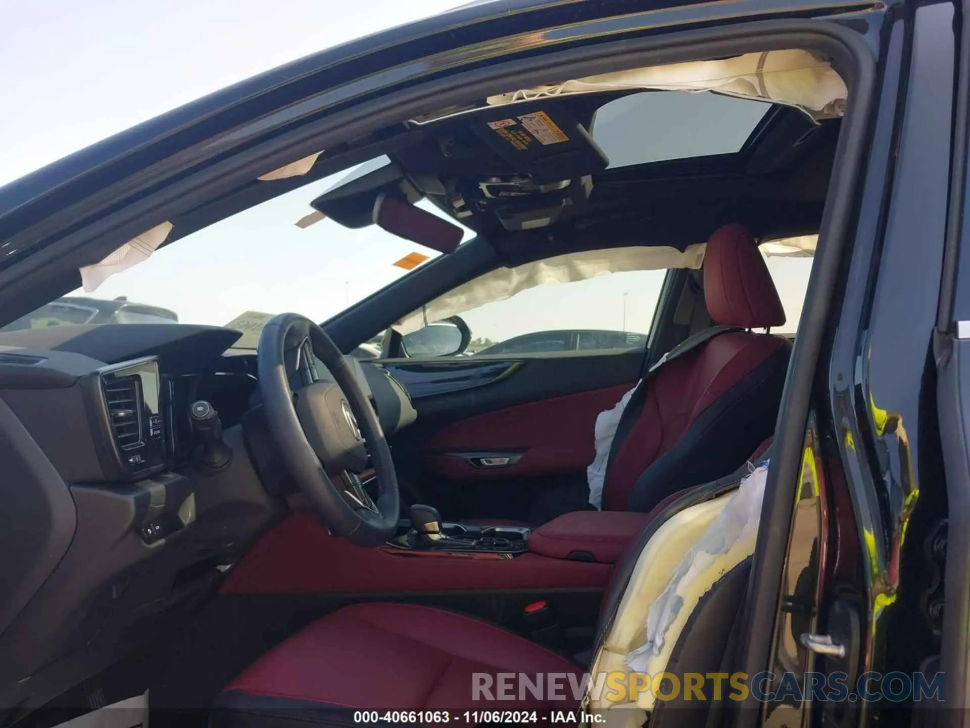 5 fotografías del automóvil dañado JTJAKCEZ5R2023862 LEXUS NX 350H 2024