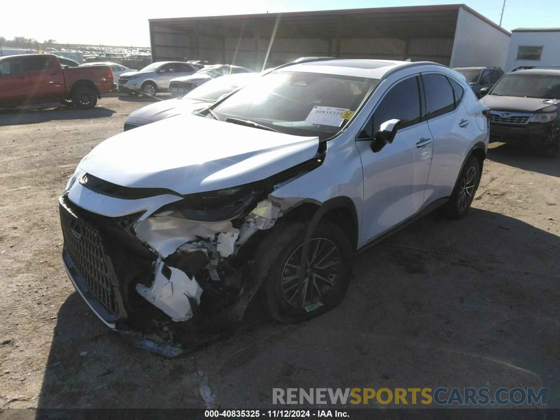 2 fotografías del automóvil dañado JTJAKCEZ7R5018242 LEXUS NX 350H 2024