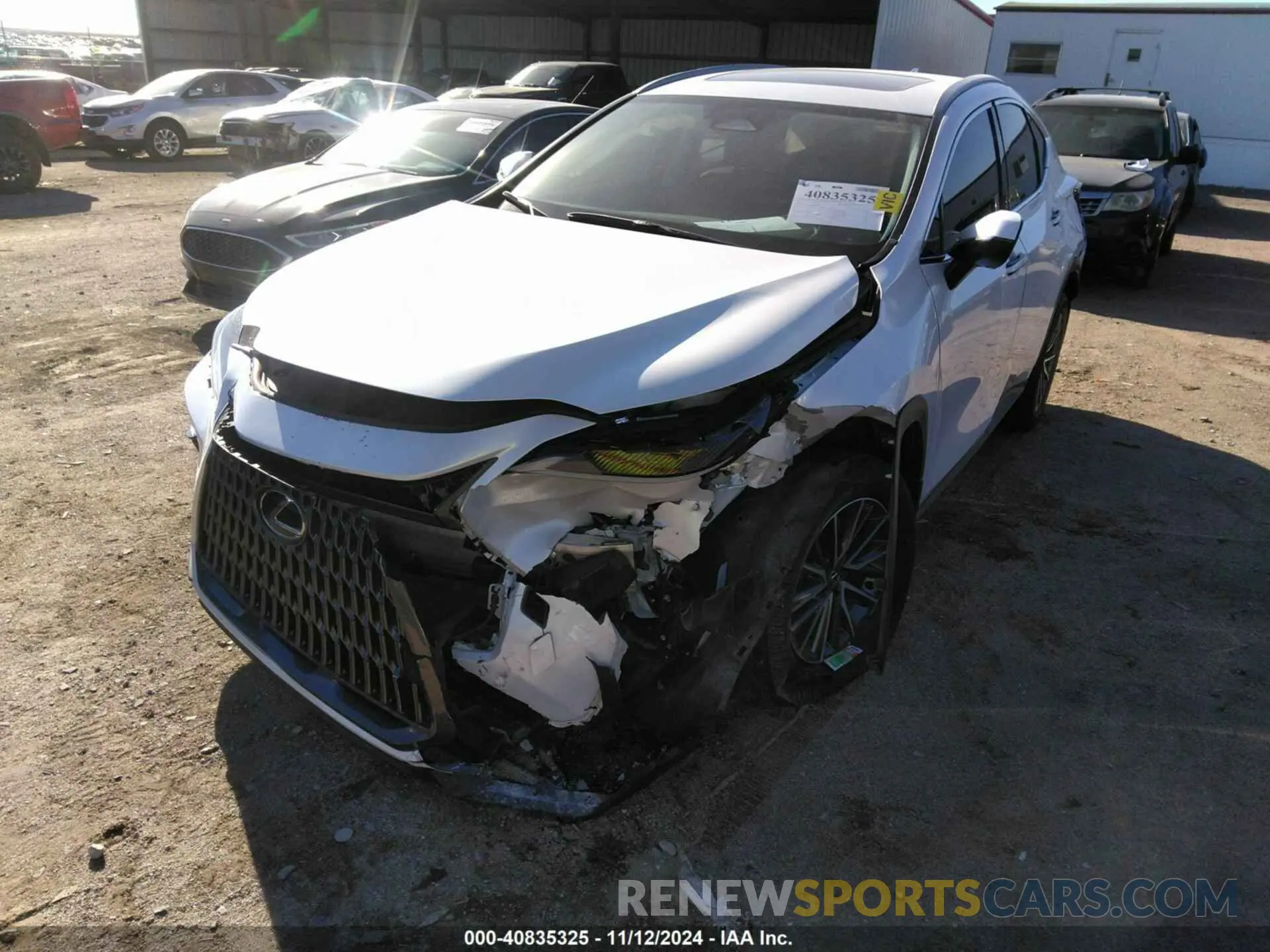 6 fotografías del automóvil dañado JTJAKCEZ7R5018242 LEXUS NX 350H 2024
