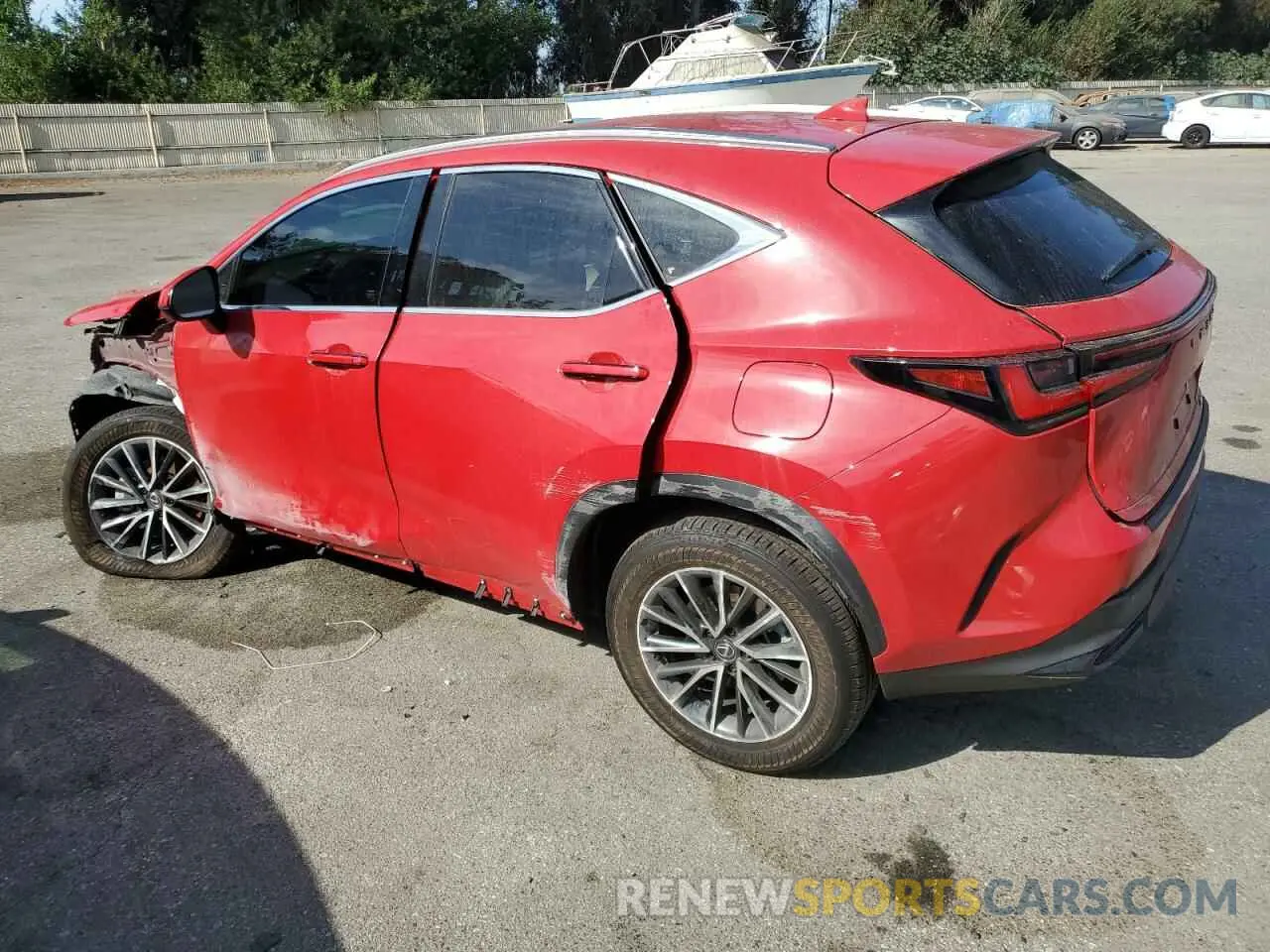 2 fotografías del automóvil dañado JTJGKCEZ6R2024626 LEXUS NX 350H 2024