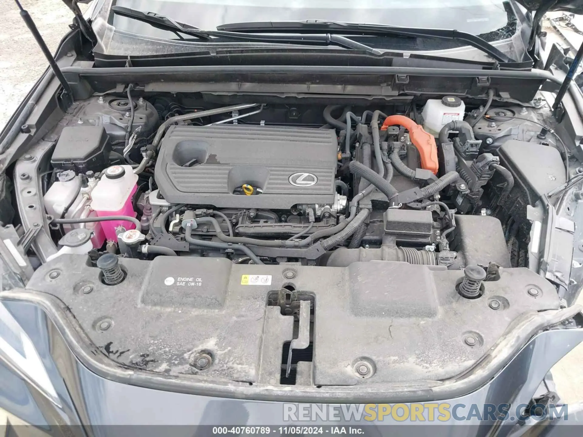 10 fotografías del automóvil dañado JTJGKCEZ9R2034972 LEXUS NX 350H 2024