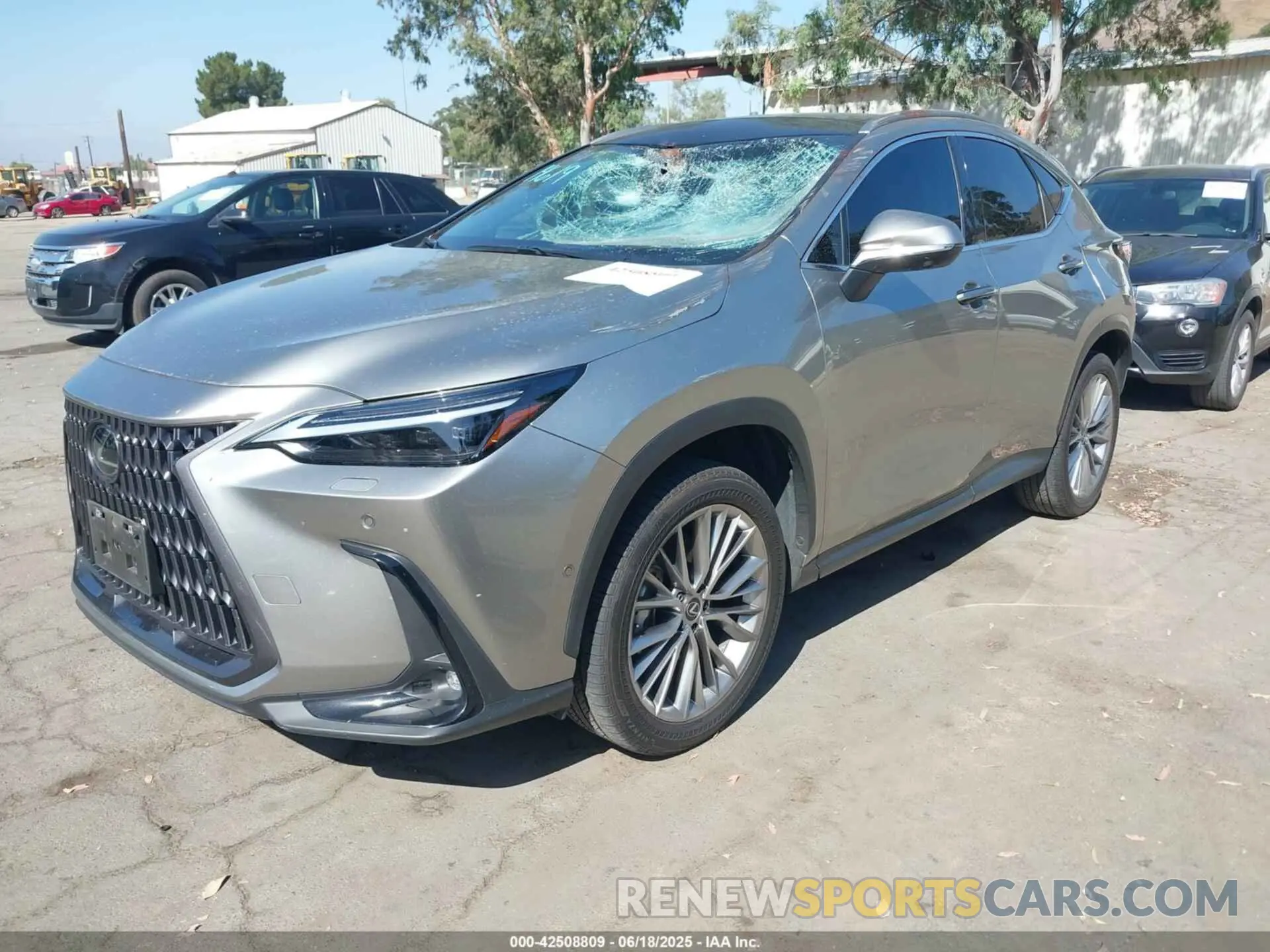 2 fotografías del automóvil dañado JTJHKCEZ5R5014365 LEXUS NX 350H 2024