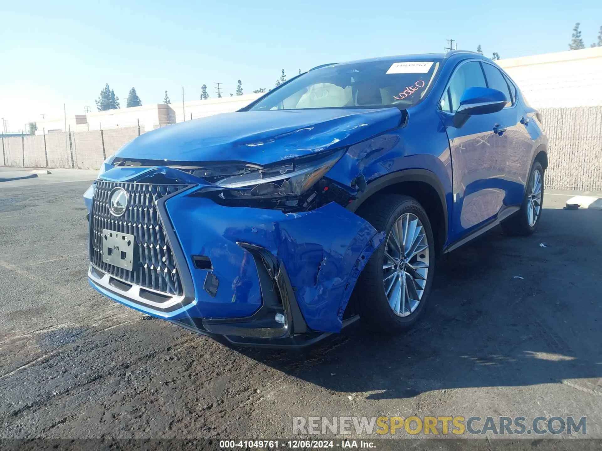 2 fotografías del automóvil dañado 2T2GKCEZ4SC033119 LEXUS NX 350H 2025