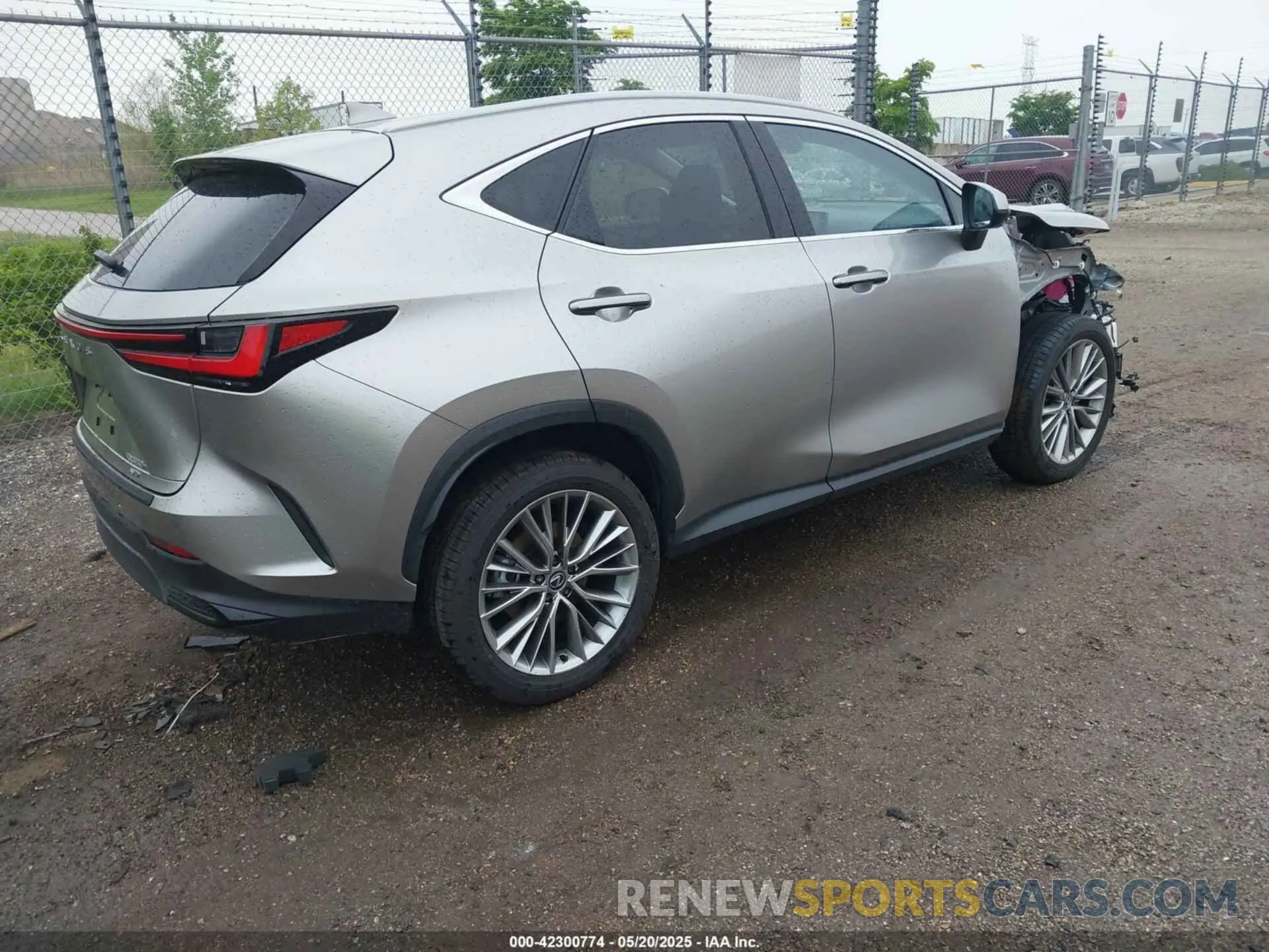 4 fotografías del automóvil dañado JTJGKCEZ2S2054535 LEXUS NX 350H 2025