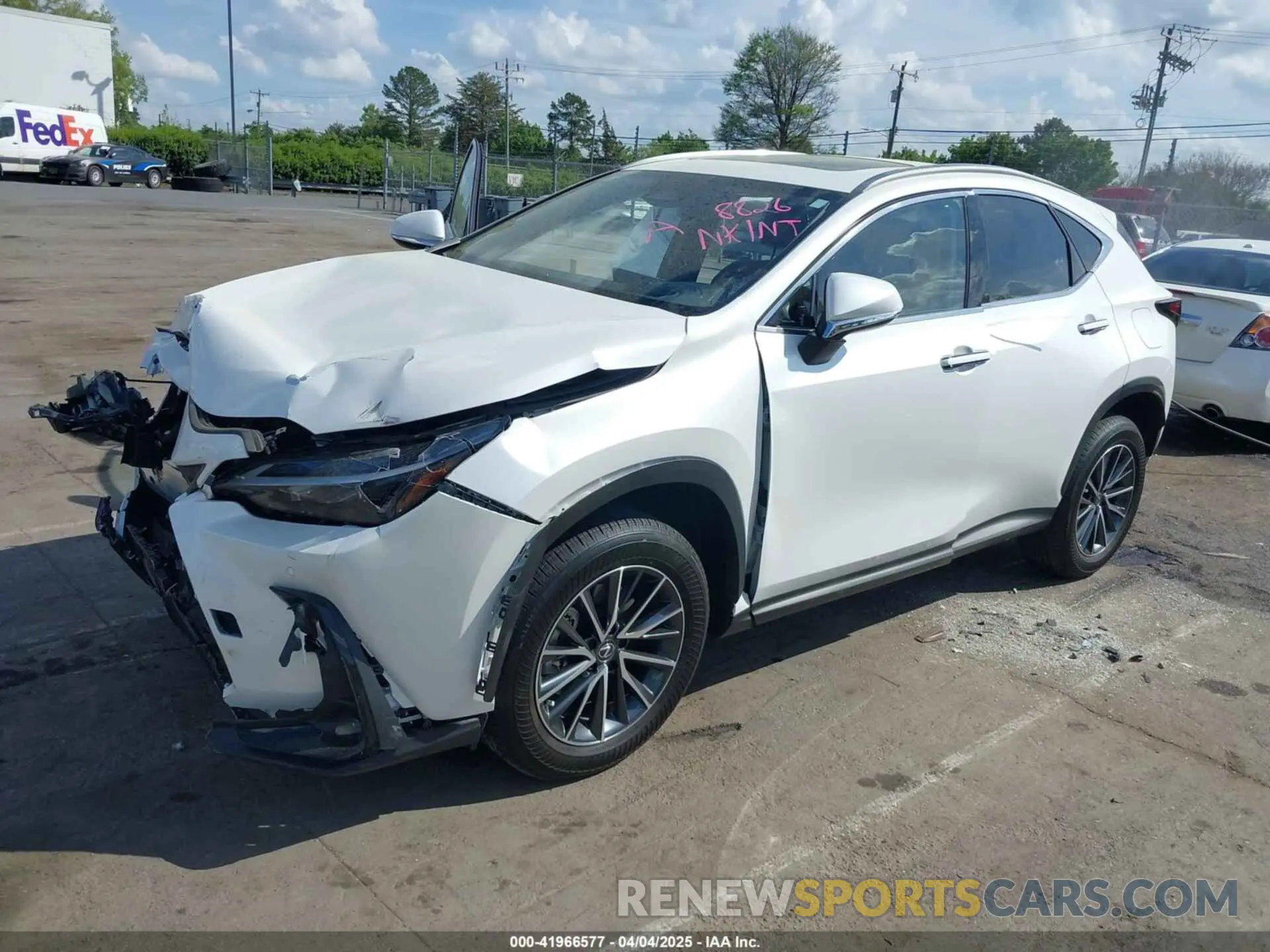 2 fotografías del automóvil dañado JTJGKCEZ6S5028826 LEXUS NX 350H 2025