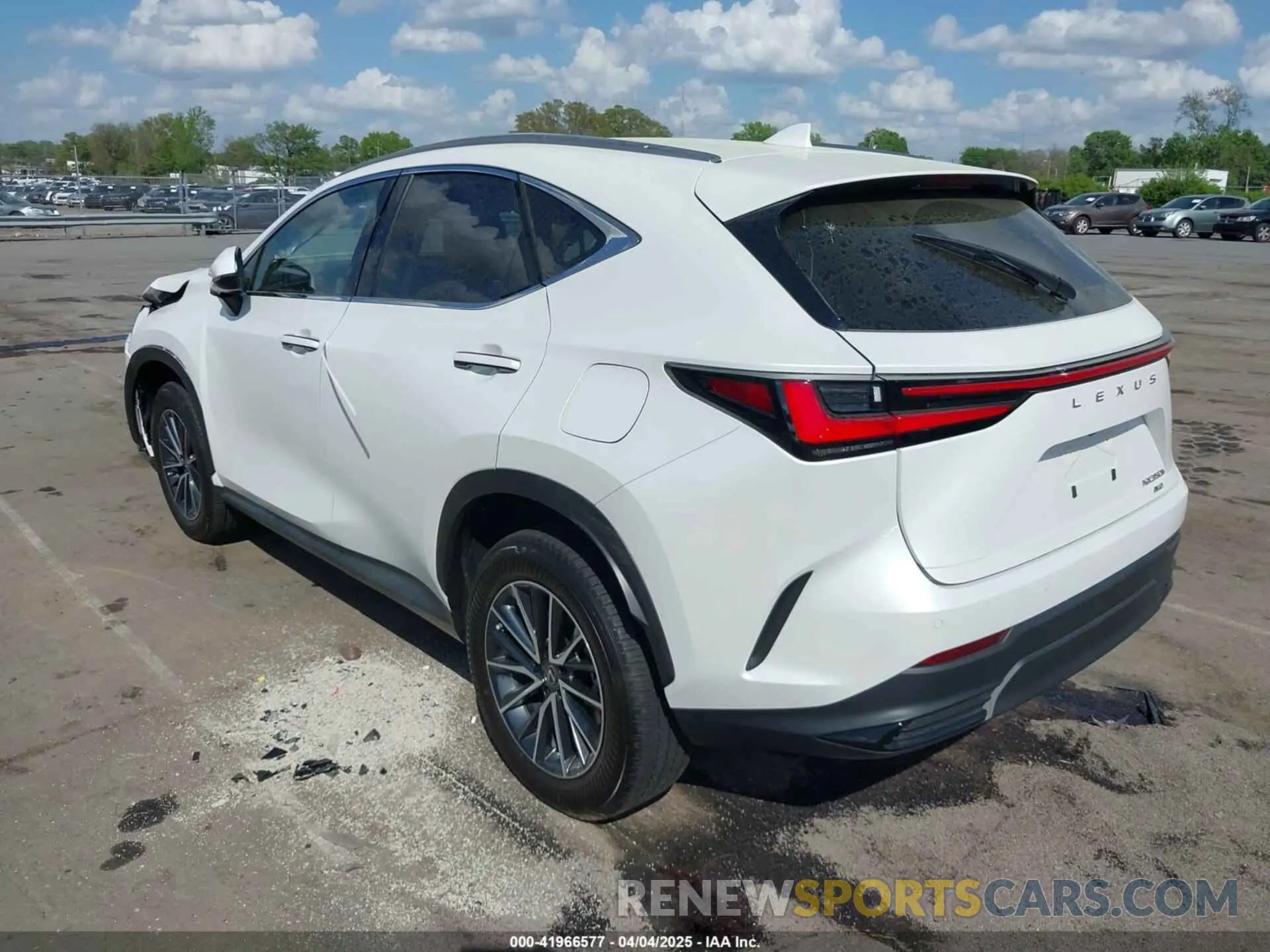 3 fotografías del automóvil dañado JTJGKCEZ6S5028826 LEXUS NX 350H 2025