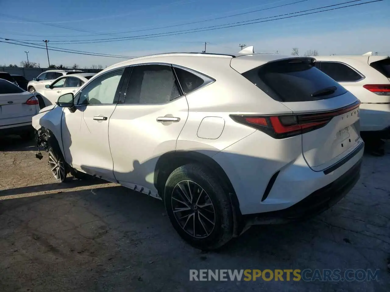 2 fotografías del automóvil dañado JTJAKCEZ4R2033931 LEXUS NX 350H BA 2024
