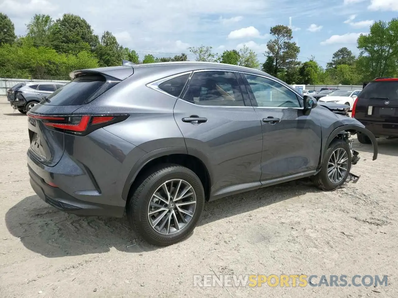 3 fotografías del automóvil dañado JTJGKCEZ4R5015261 LEXUS NX 350H BA 2024