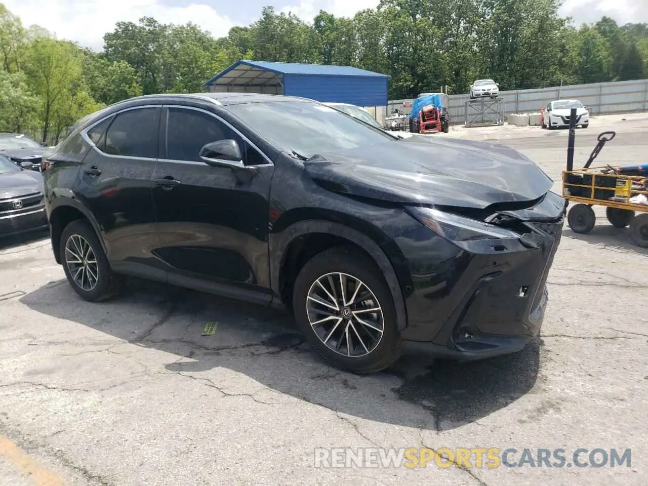 4 fotografías del automóvil dañado JTJHKCEZXR5011784 LEXUS NX 350H BA 2024