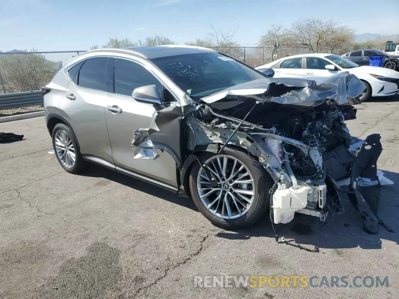 4 fotografías del automóvil dañado 2T2GKCEZ3SC040255 LEXUS NX 350H BA 2025