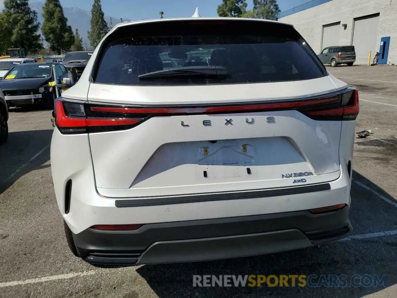 6 fotografías del automóvil dañado JTJGKCEZXS2046795 LEXUS NX 350H BA 2025
