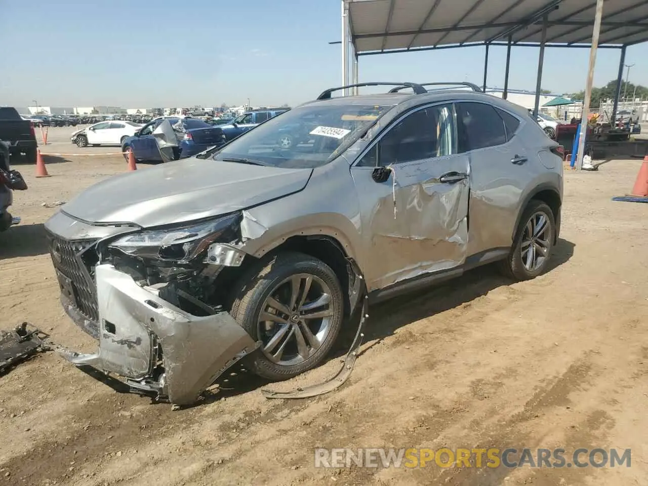 1 fotografías del automóvil dañado JTJHKCFZ1P2019074 LEXUS NX 450H 2023