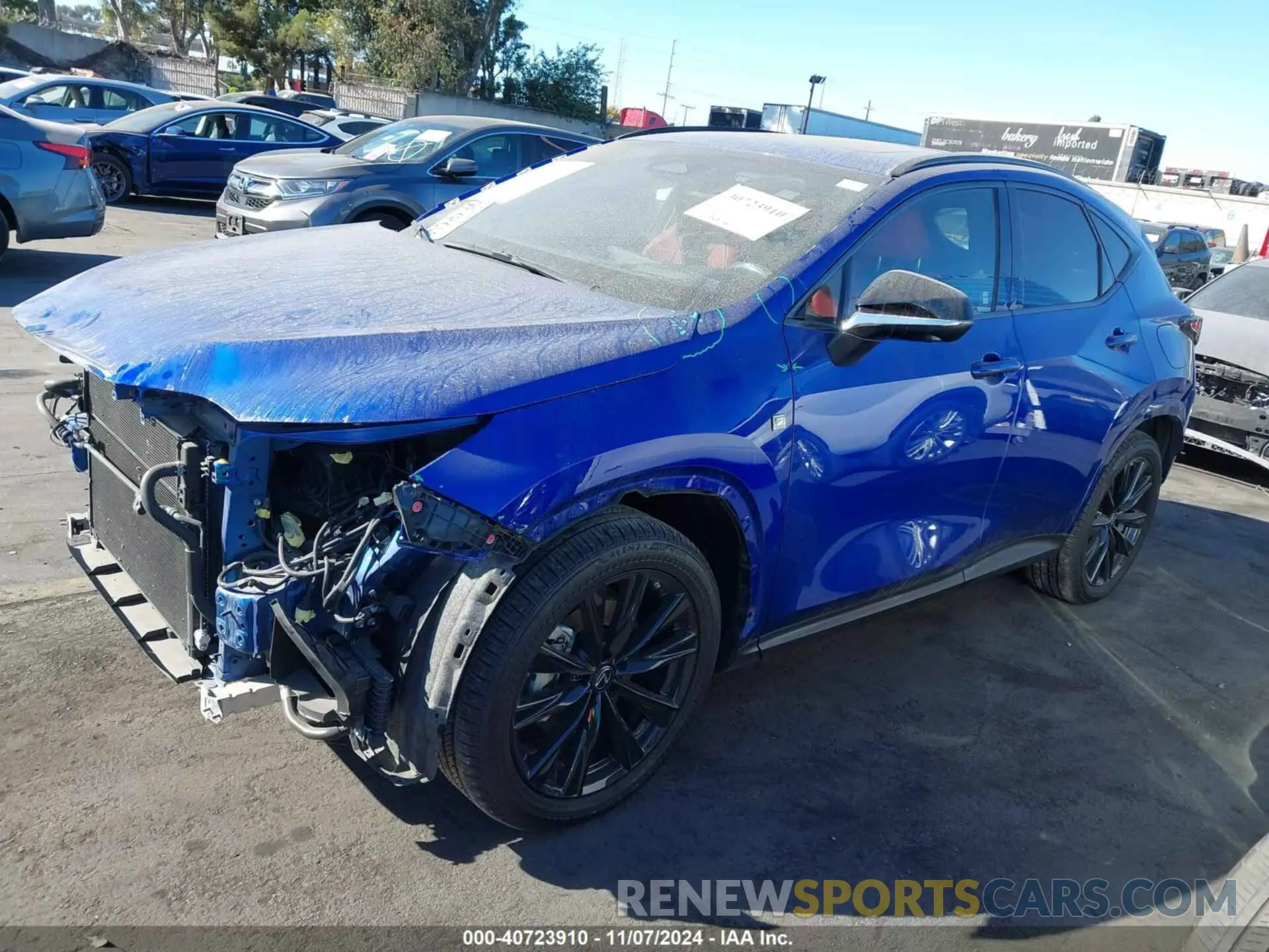 2 fotografías del automóvil dañado JTJKKCFZ1P2019615 LEXUS NX 450H+ 2023