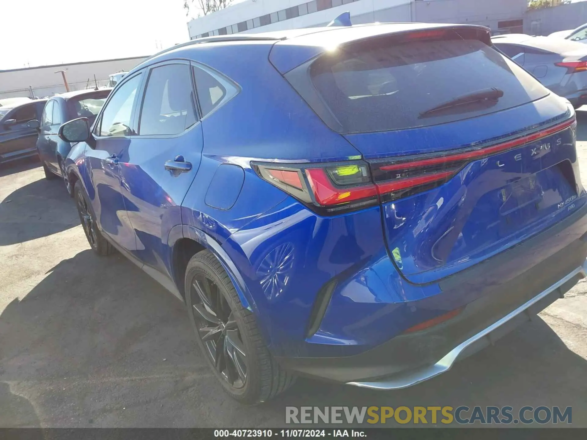 3 fotografías del automóvil dañado JTJKKCFZ1P2019615 LEXUS NX 450H+ 2023