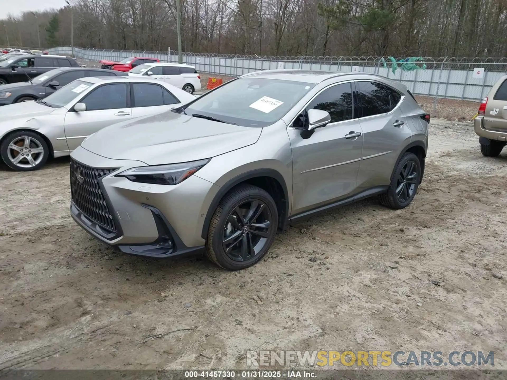 2 fotografías del automóvil dañado JTJHKCFZ0R2025435 LEXUS NX 450H+ 2024