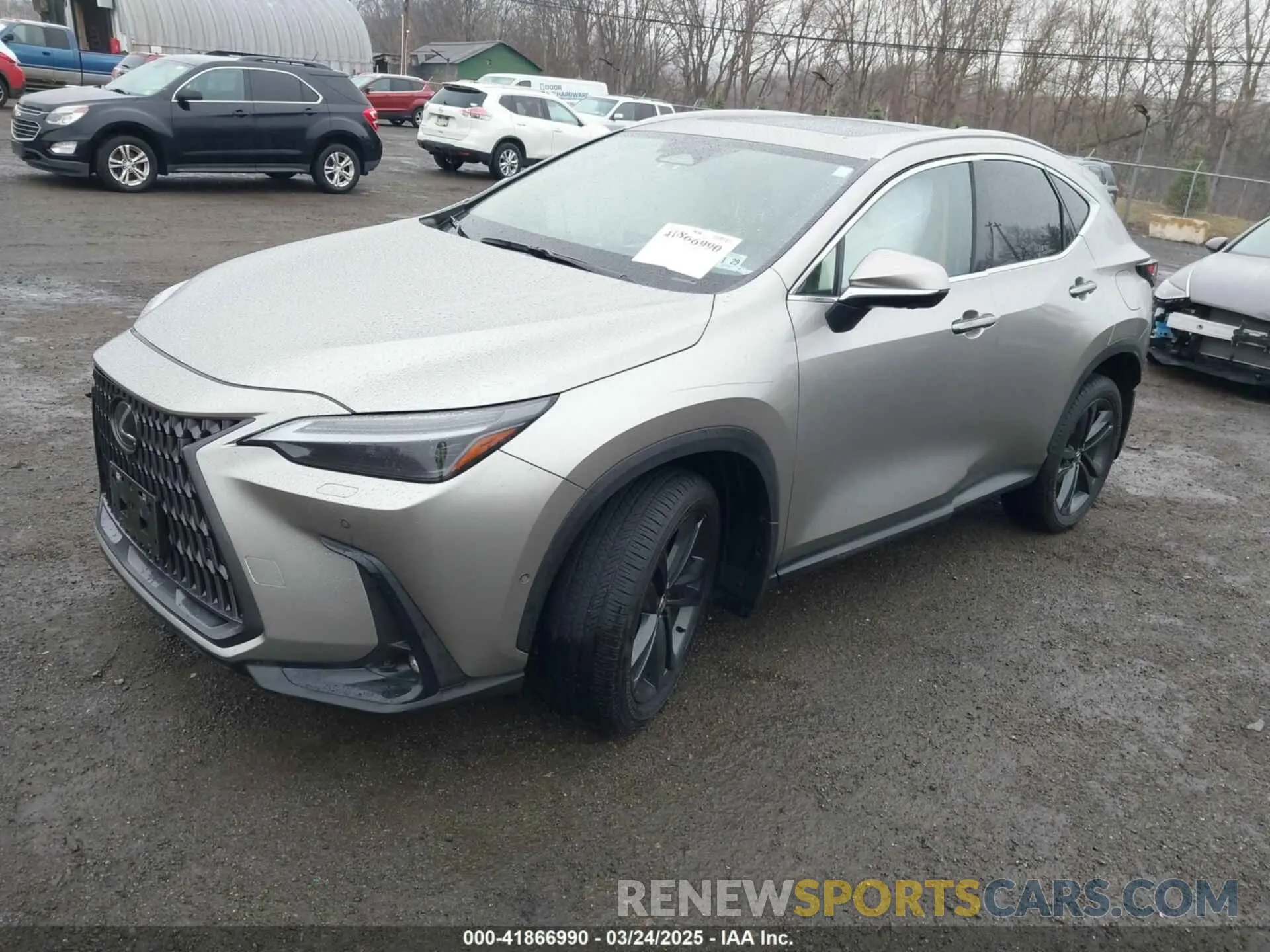 2 fotografías del automóvil dañado JTJHKCFZ1R2035729 LEXUS NX 450H+ 2024