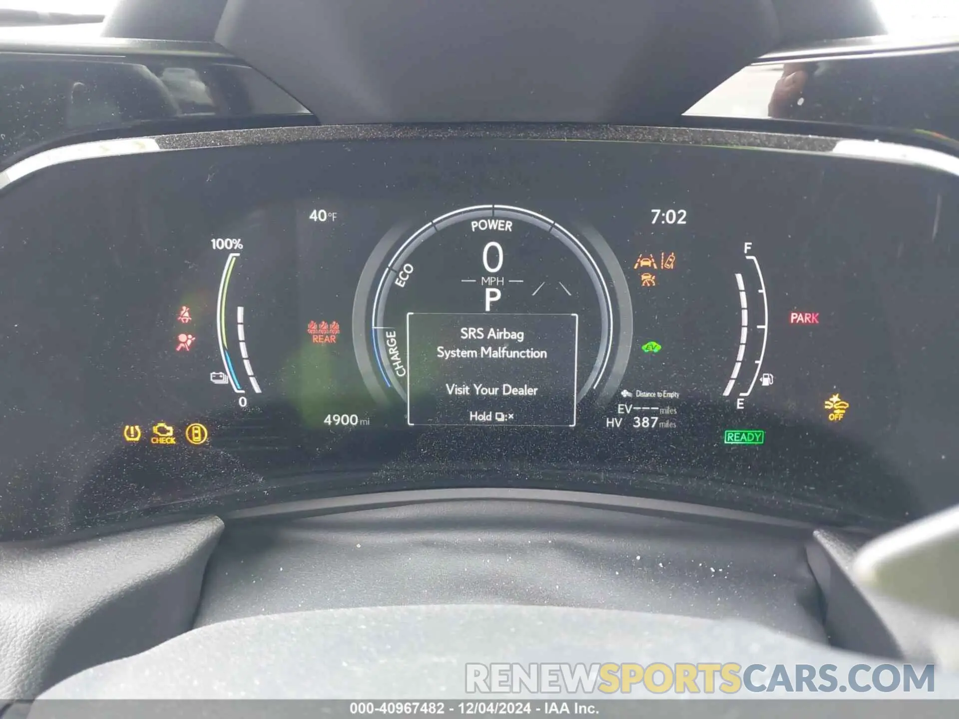 7 fotografías del automóvil dañado JTJHKCFZ8R2032536 LEXUS NX 450H+ 2024