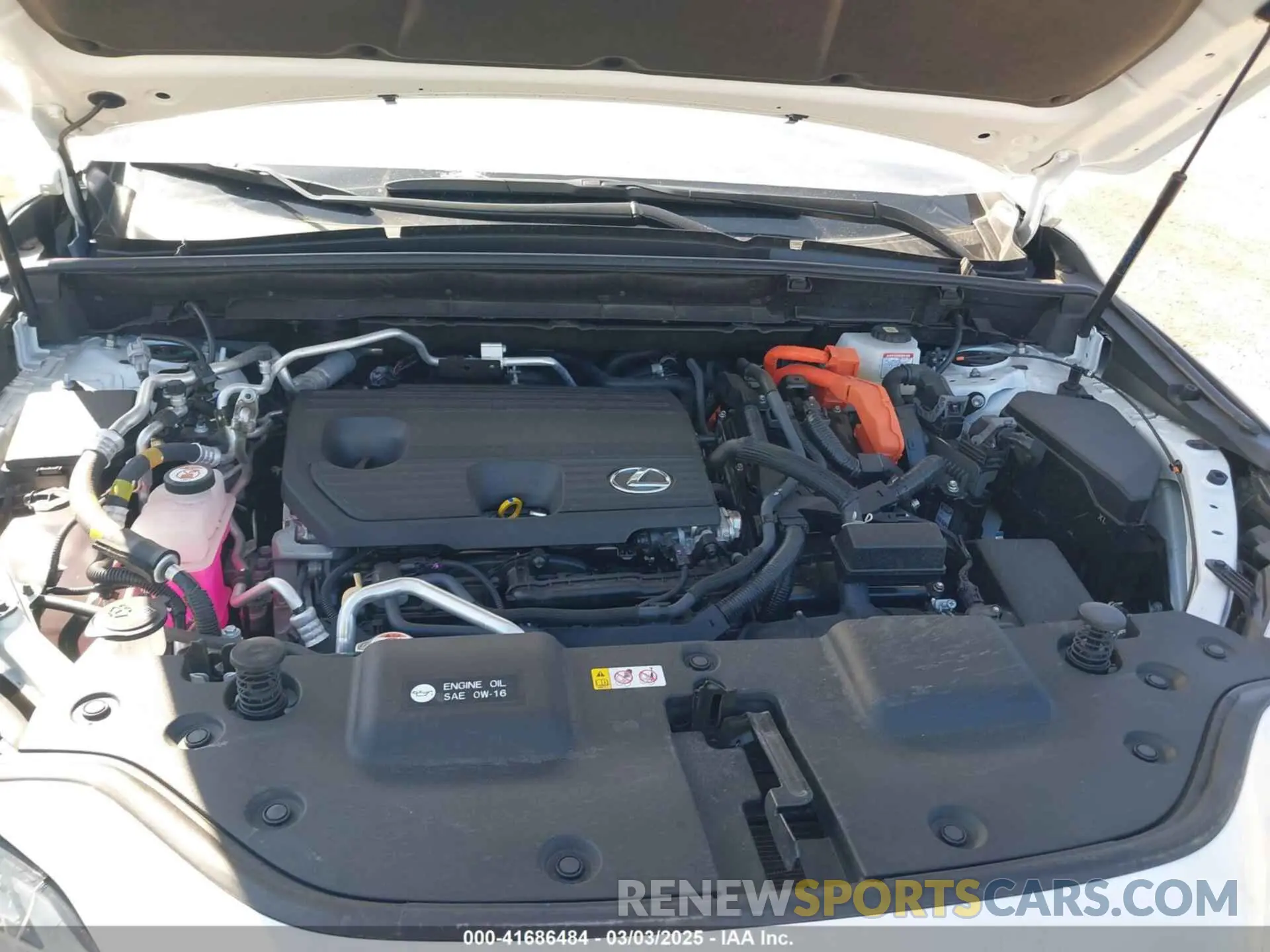 10 fotografías del automóvil dañado JTJKKCFZ7R2038592 LEXUS NX 450H+ 2024