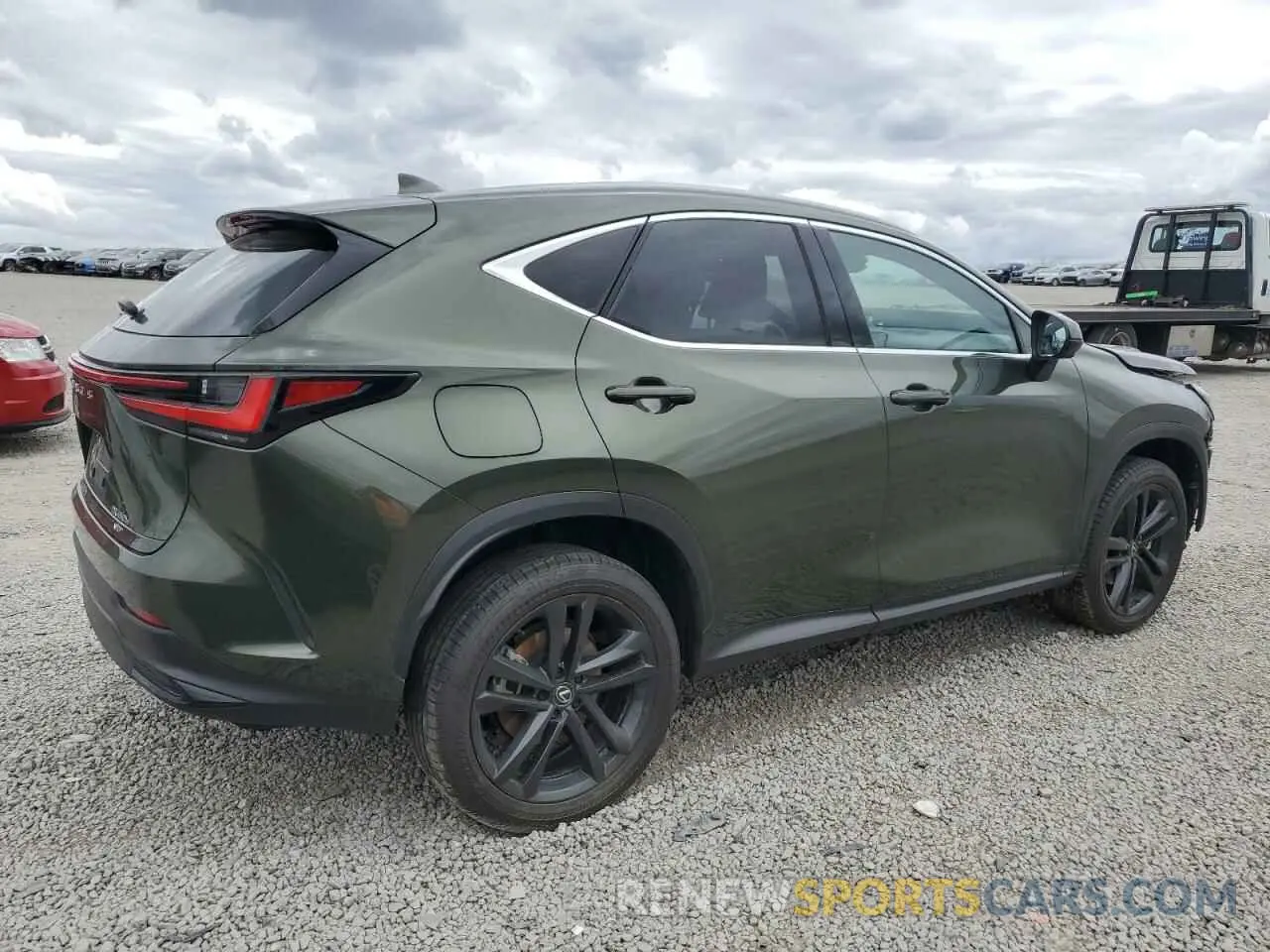 3 fotografías del automóvil dañado JTJHKCFZ3R2030886 LEXUS NX 450H LU 2024