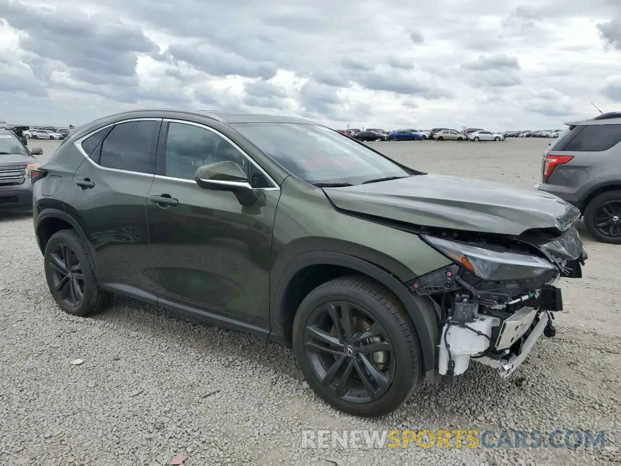 4 fotografías del automóvil dañado JTJHKCFZ3R2030886 LEXUS NX 450H LU 2024