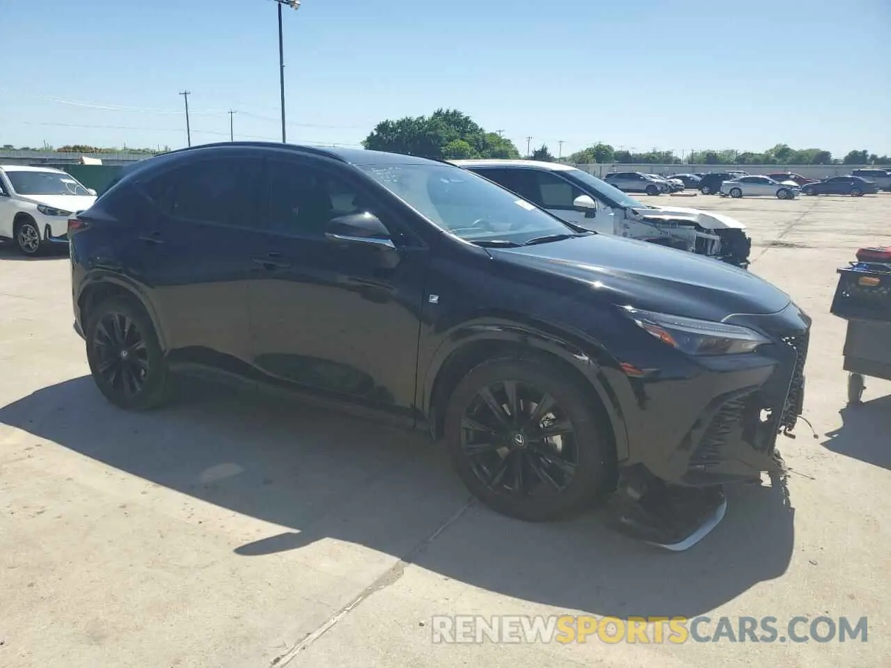 4 fotografías del automóvil dañado JTJKKCFZ1R2034733 LEXUS NX 450H LU 2024
