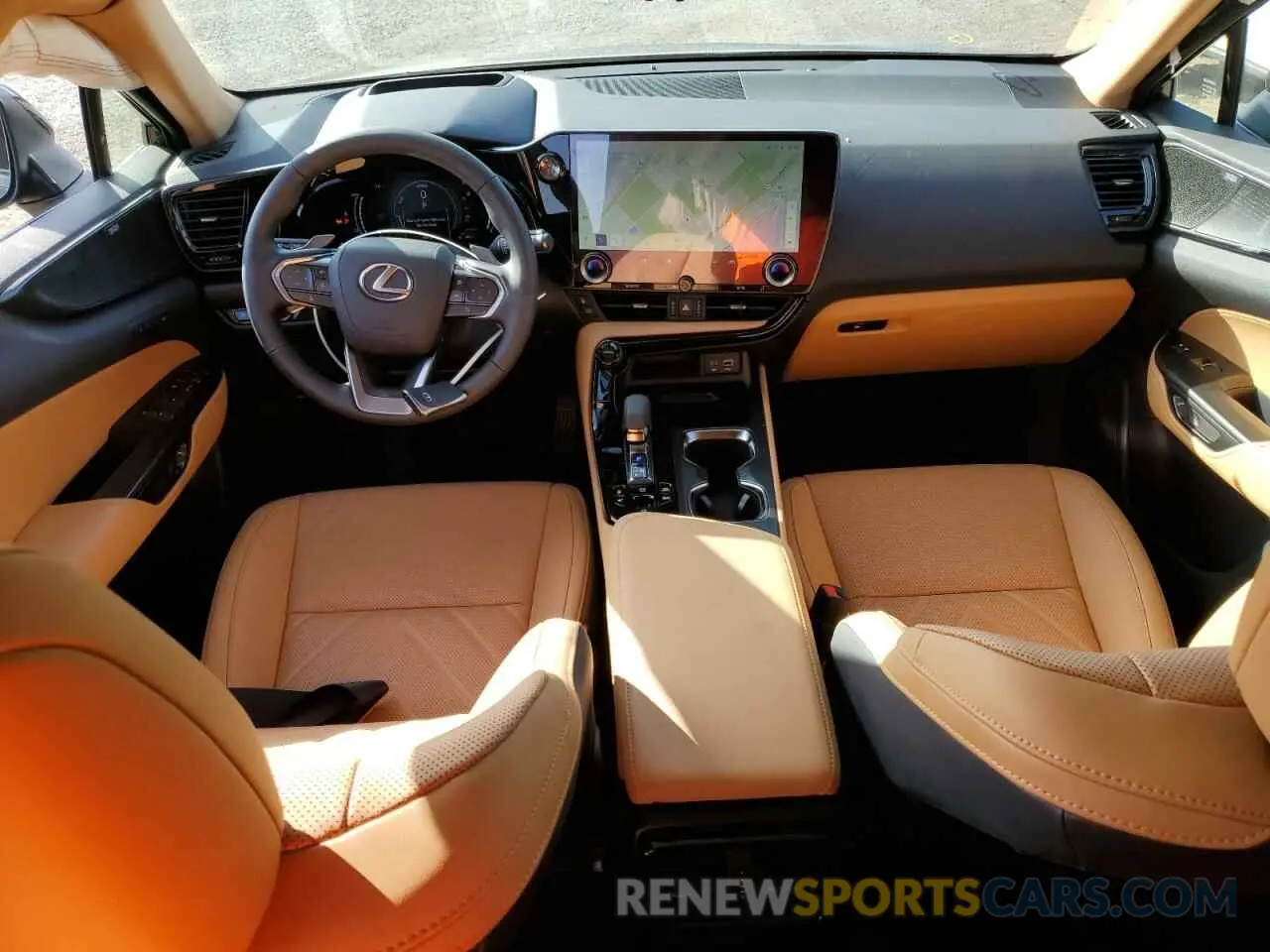 8 fotografías del automóvil dañado JTJHKCFZ4S2044219 LEXUS NX 450H LU 2025