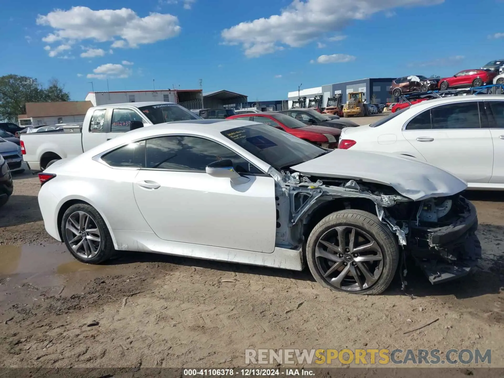 14 fotografías del automóvil dañado JTHHA5BC1K5009685 LEXUS RC 2019