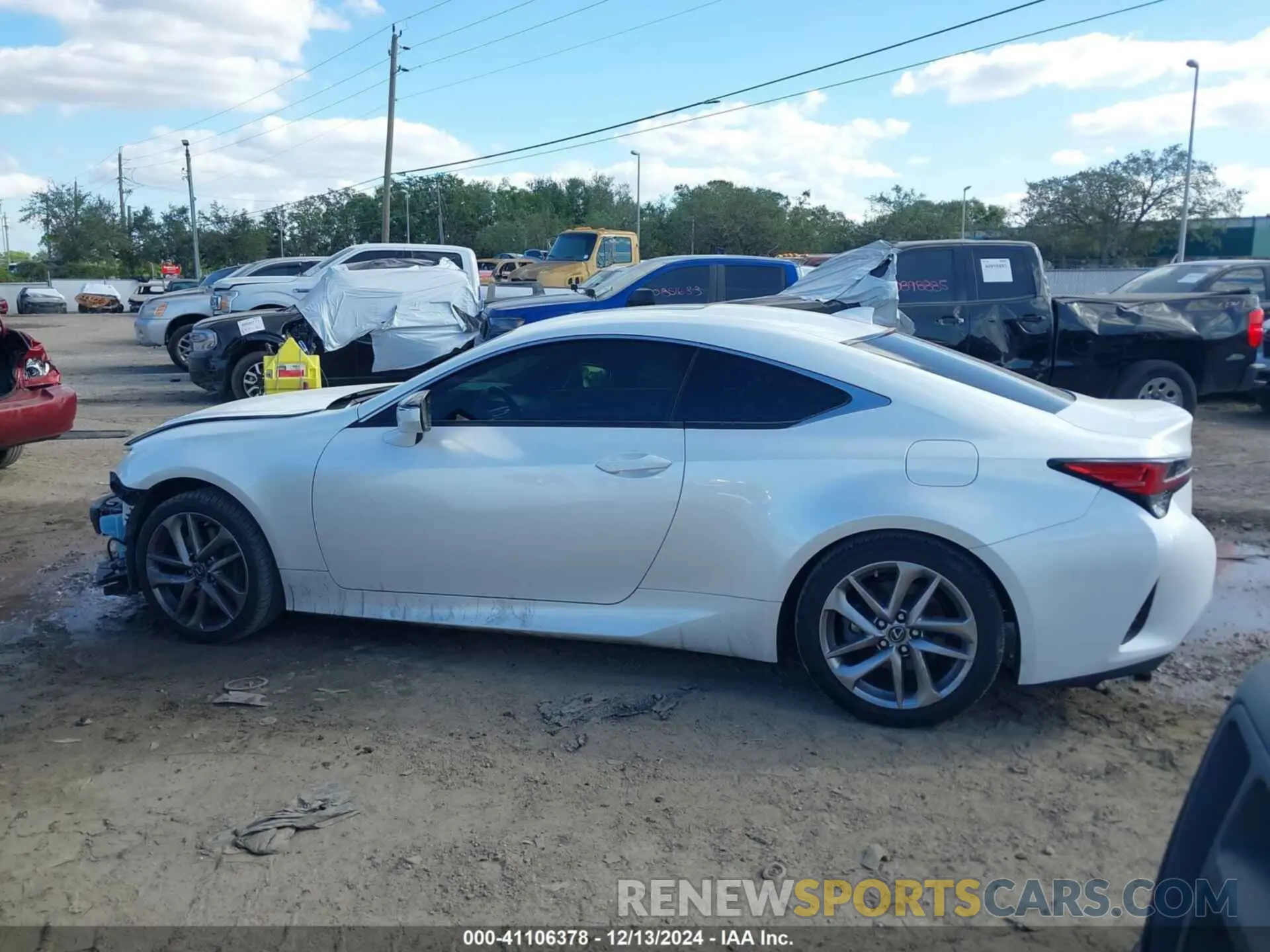 15 fotografías del automóvil dañado JTHHA5BC1K5009685 LEXUS RC 2019