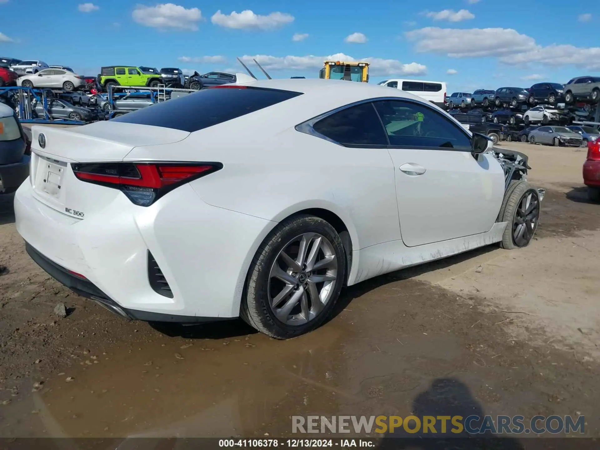 4 fotografías del automóvil dañado JTHHA5BC1K5009685 LEXUS RC 2019