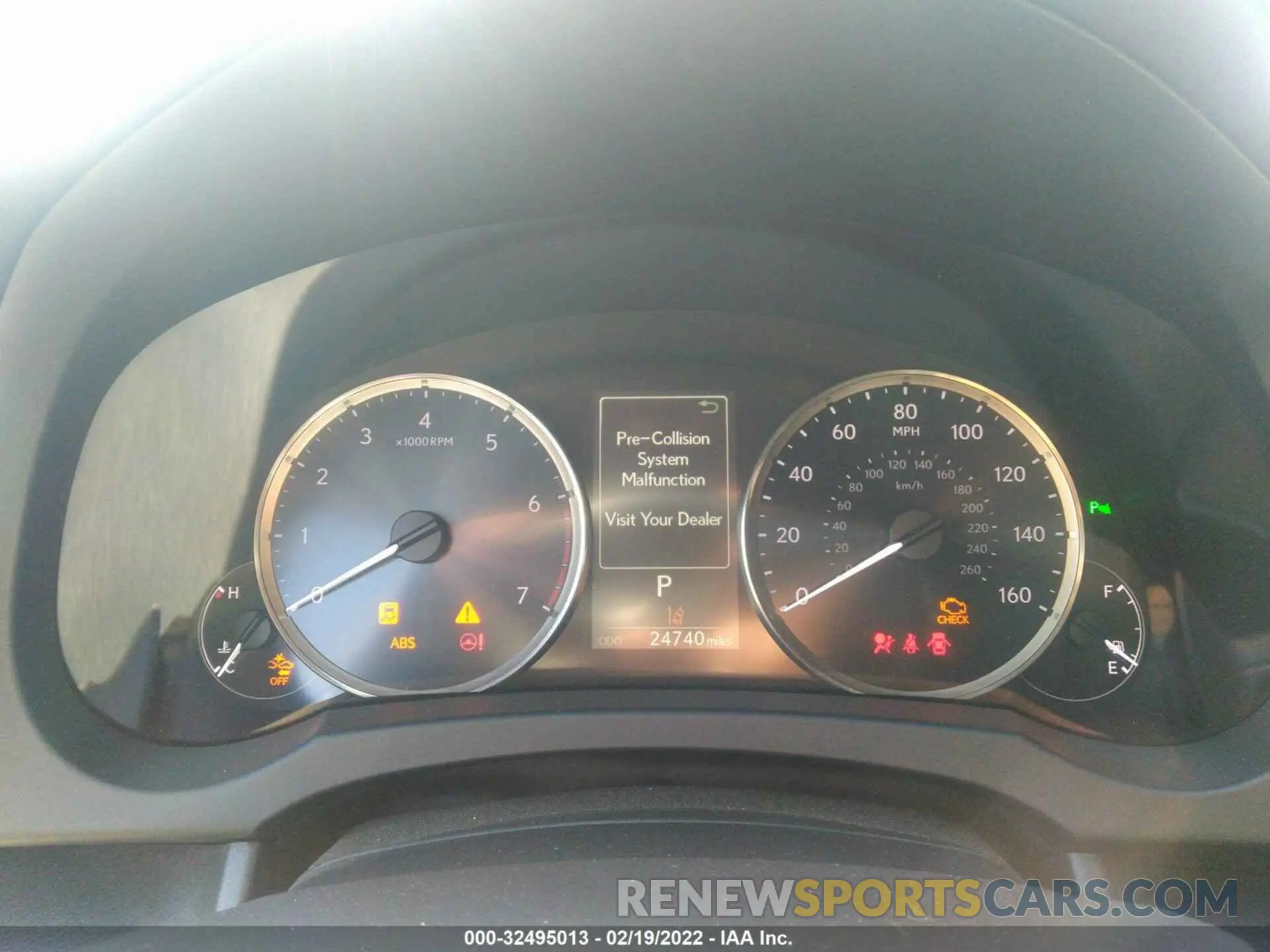 7 fotografías del automóvil dañado JTHHA5BC2K5010392 LEXUS RC 2019