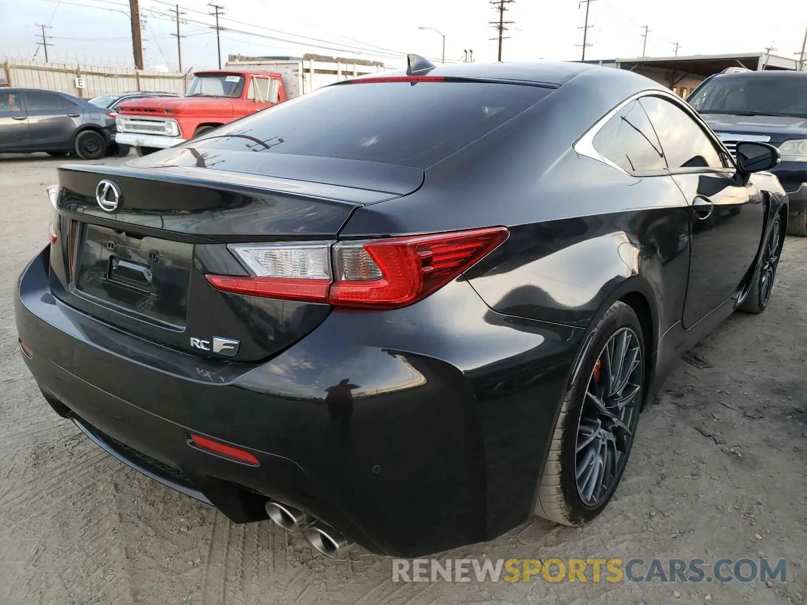 4 fotografías del automóvil dañado JTHHP5BC4K5006858 LEXUS RC 2019