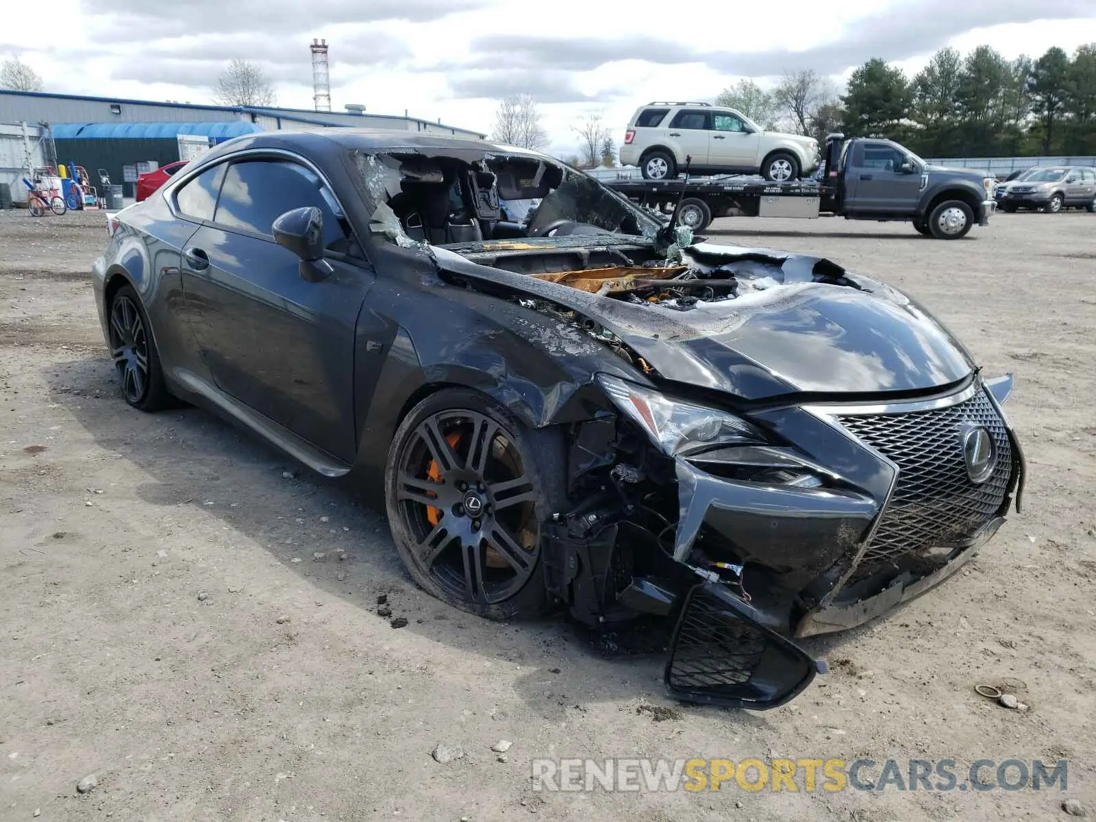1 fotografías del automóvil dañado JTHHP5BC9K5007231 LEXUS RC 2019