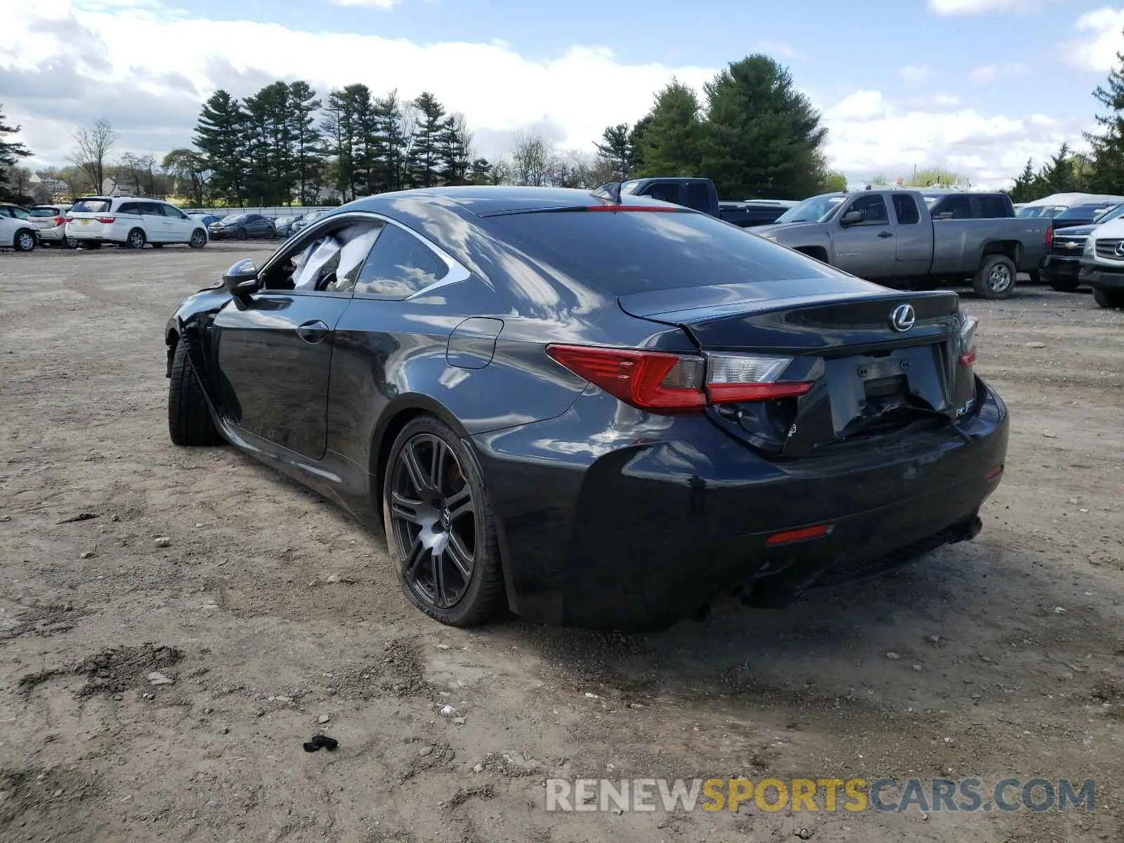 3 fotografías del automóvil dañado JTHHP5BC9K5007231 LEXUS RC 2019