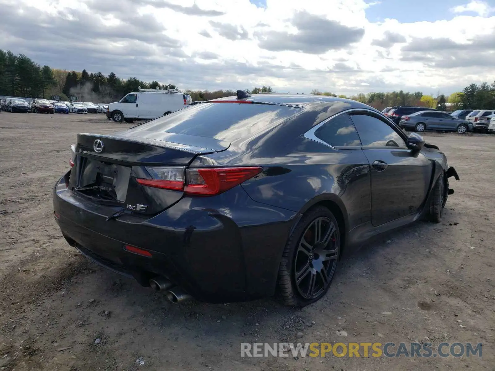 4 fotografías del automóvil dañado JTHHP5BC9K5007231 LEXUS RC 2019