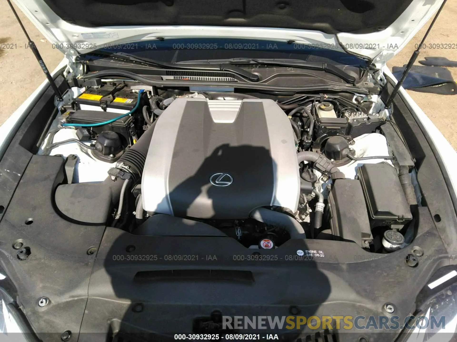 10 fotografías del automóvil dañado JTHHZ5BC1K5020338 LEXUS RC 2019