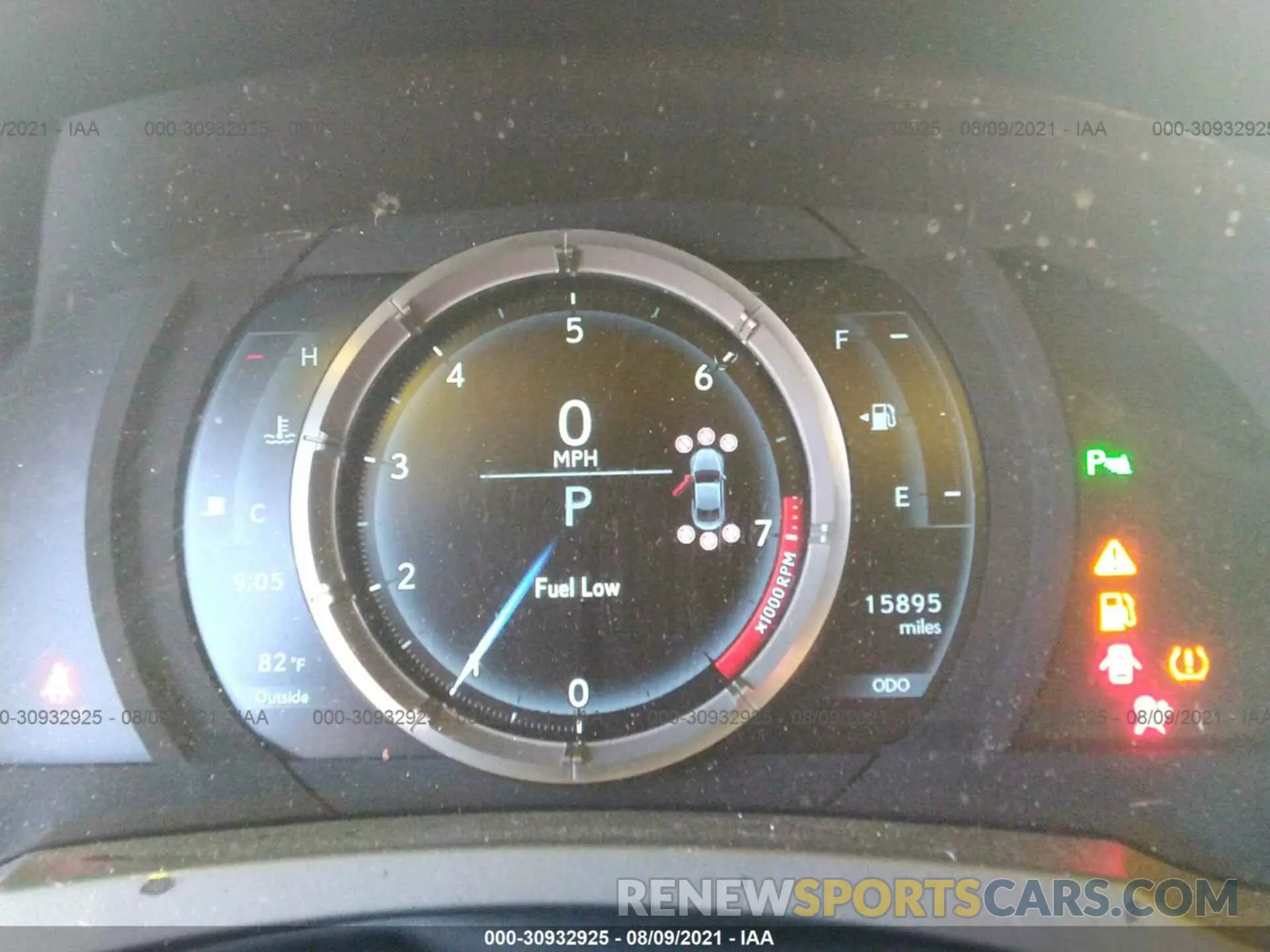 7 fotografías del automóvil dañado JTHHZ5BC1K5020338 LEXUS RC 2019