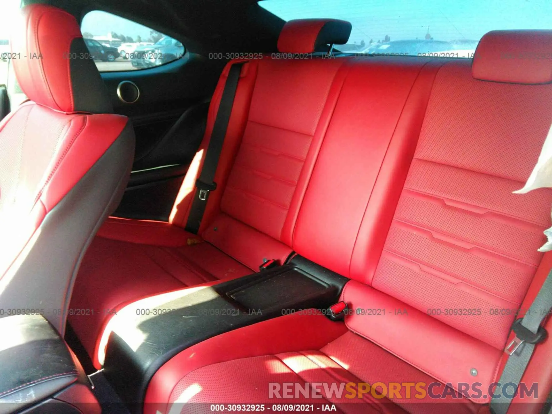8 fotografías del automóvil dañado JTHHZ5BC1K5020338 LEXUS RC 2019